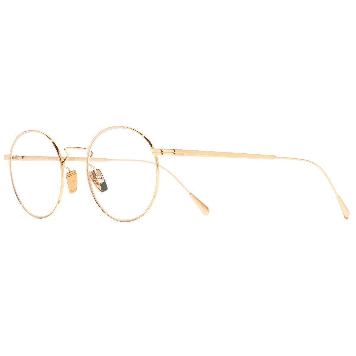 0001 Round Optical Glasses-18K Gold