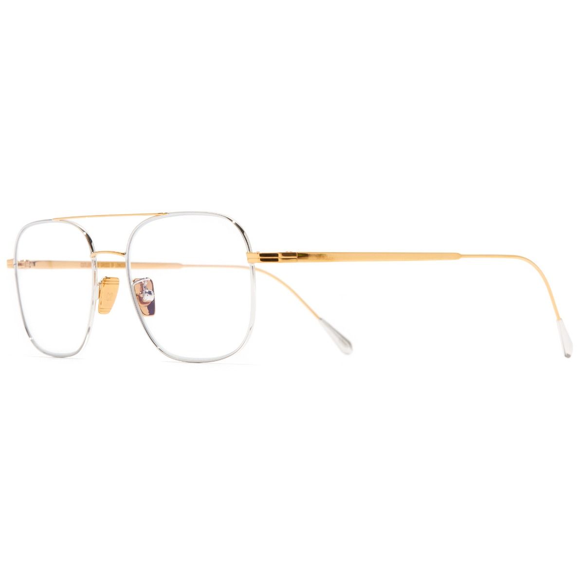 0003 Aviator Optical Glasses-24K Yellow Gold + 18K Rhodium