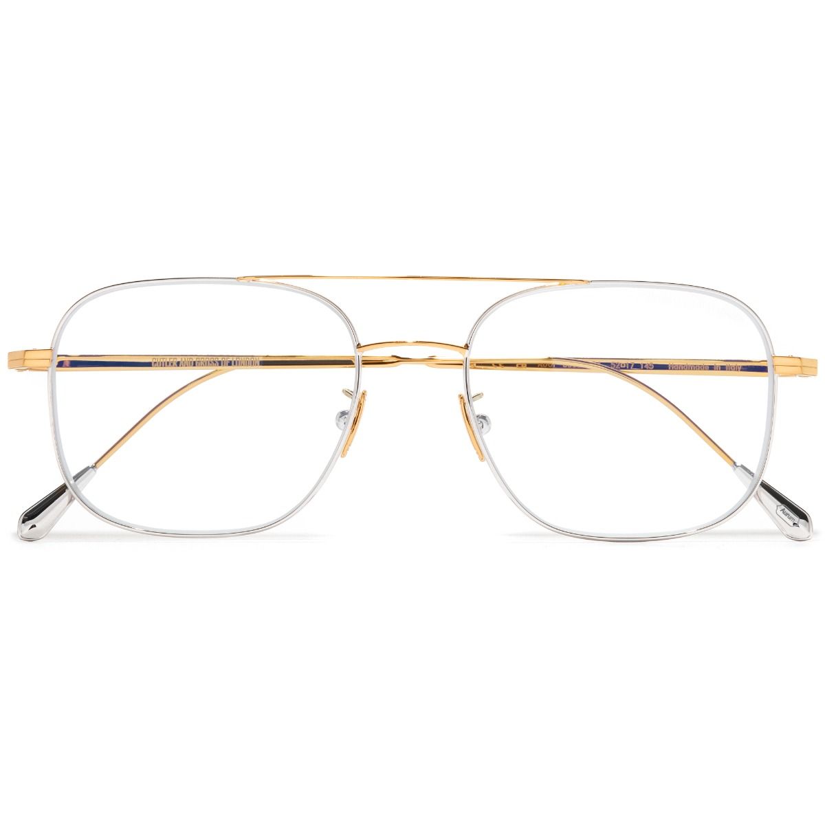 0003 Aviator Optical Glasses-24K Yellow Gold + 18K Rhodium