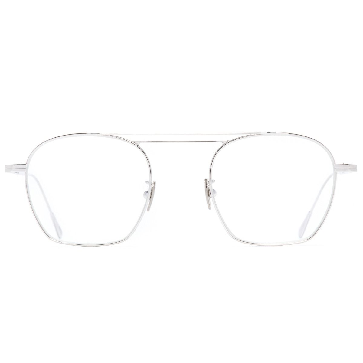 0004 Aviator Optical Glasses-18K Rhodium