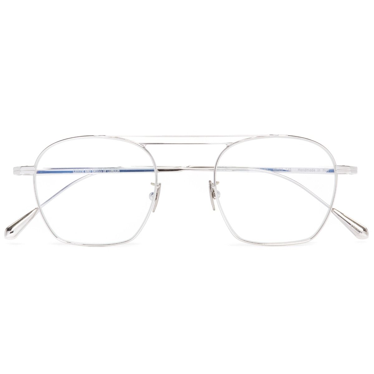 0004 Aviator Optical Glasses-18K Rhodium