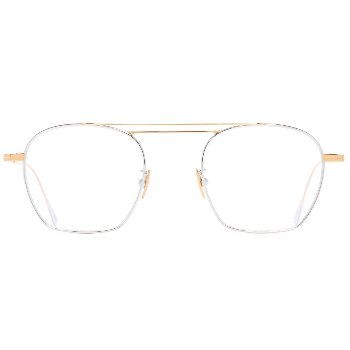 0004 Aviator Optical Glasses-24K Yellow Gold + 18K Rhodium 