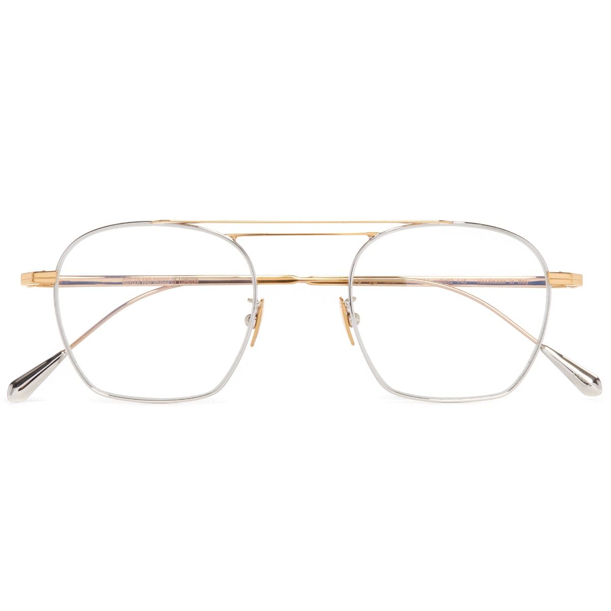 0004 Aviator Optical Glasses-24K Yellow Gold + 18K Rhodium 