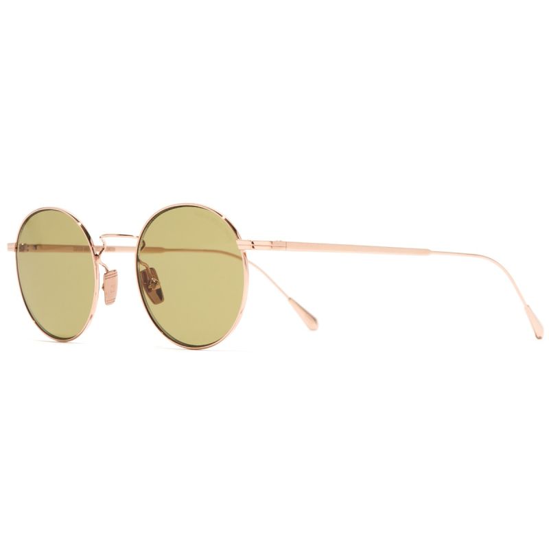 0001 Round Sunglasses-18K Rose Gold