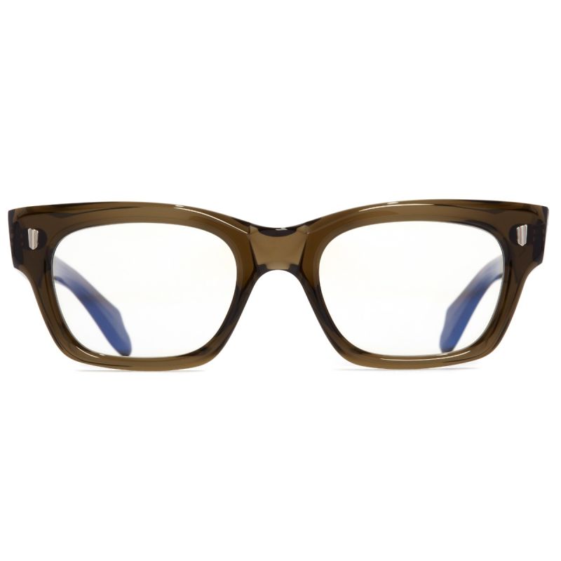 1391 Optical Rectangle Glasses-Olive