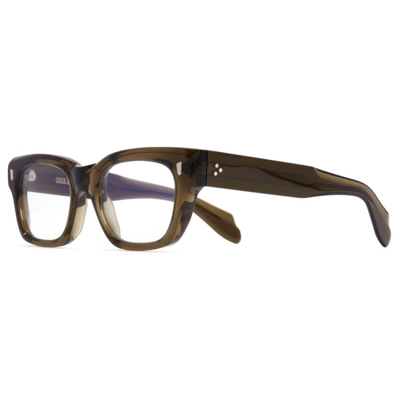 1391 Optical Rectangle Glasses-Olive