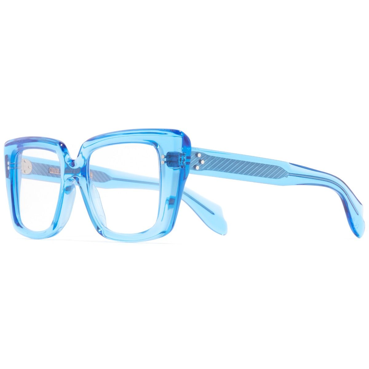 1401 Colour Studio Cat Eye Optical Glasses-Blue Crystal