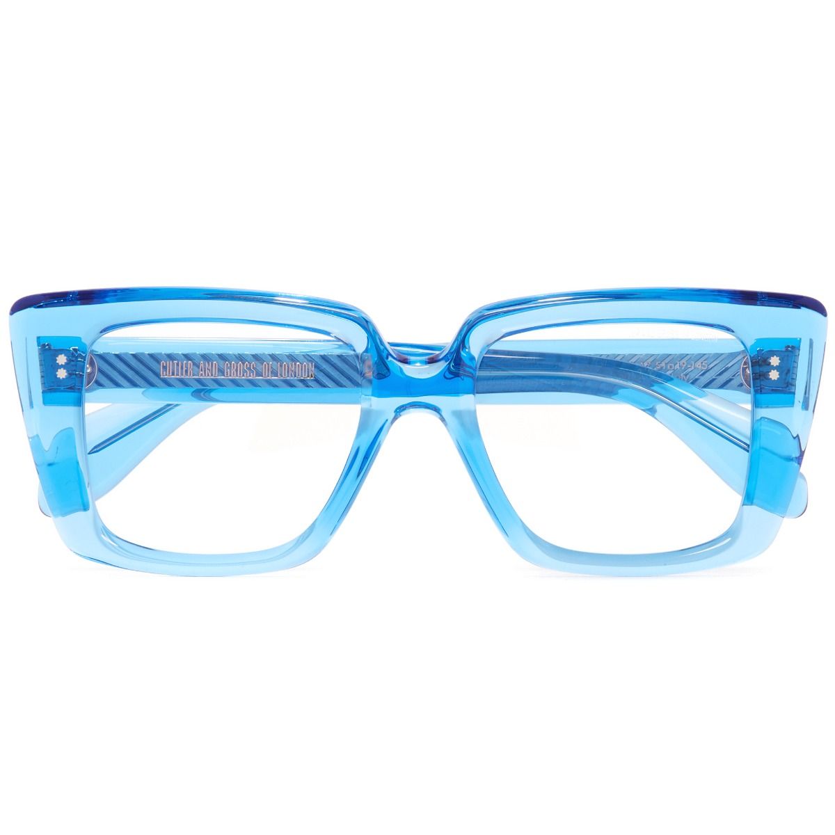 1401 Colour Studio Cat Eye Optical Glasses-Blue Crystal