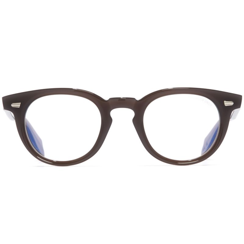 1405 Round Optical Glasses-Brown Crystal