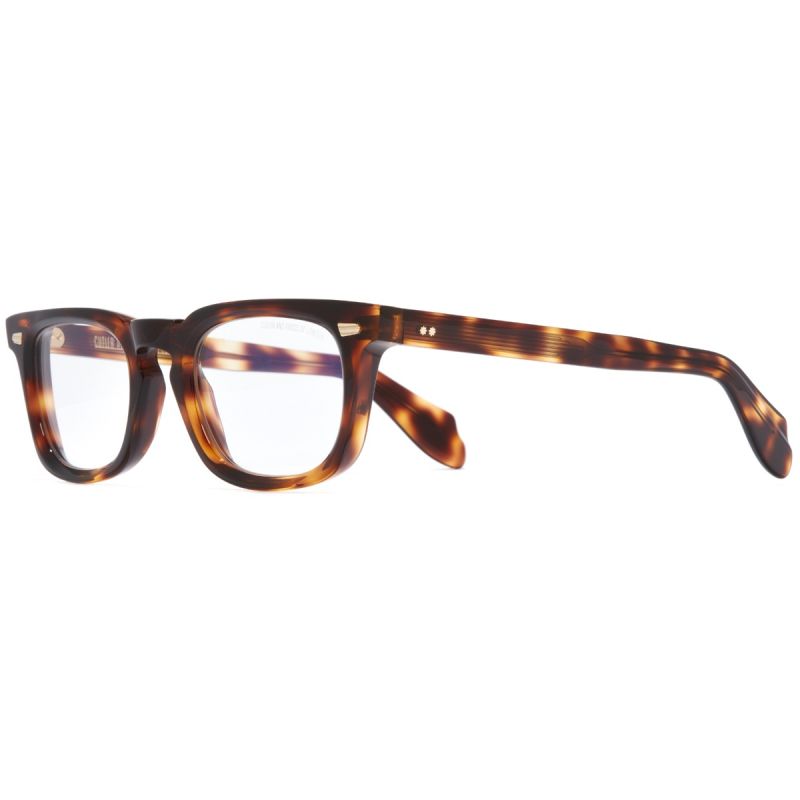 1406 Square Optical Glasses-Brown Havana