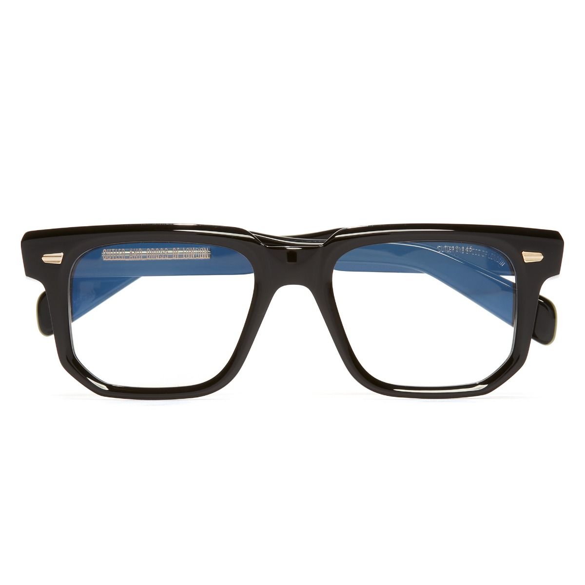 1410 Square Optical Glasses-Black