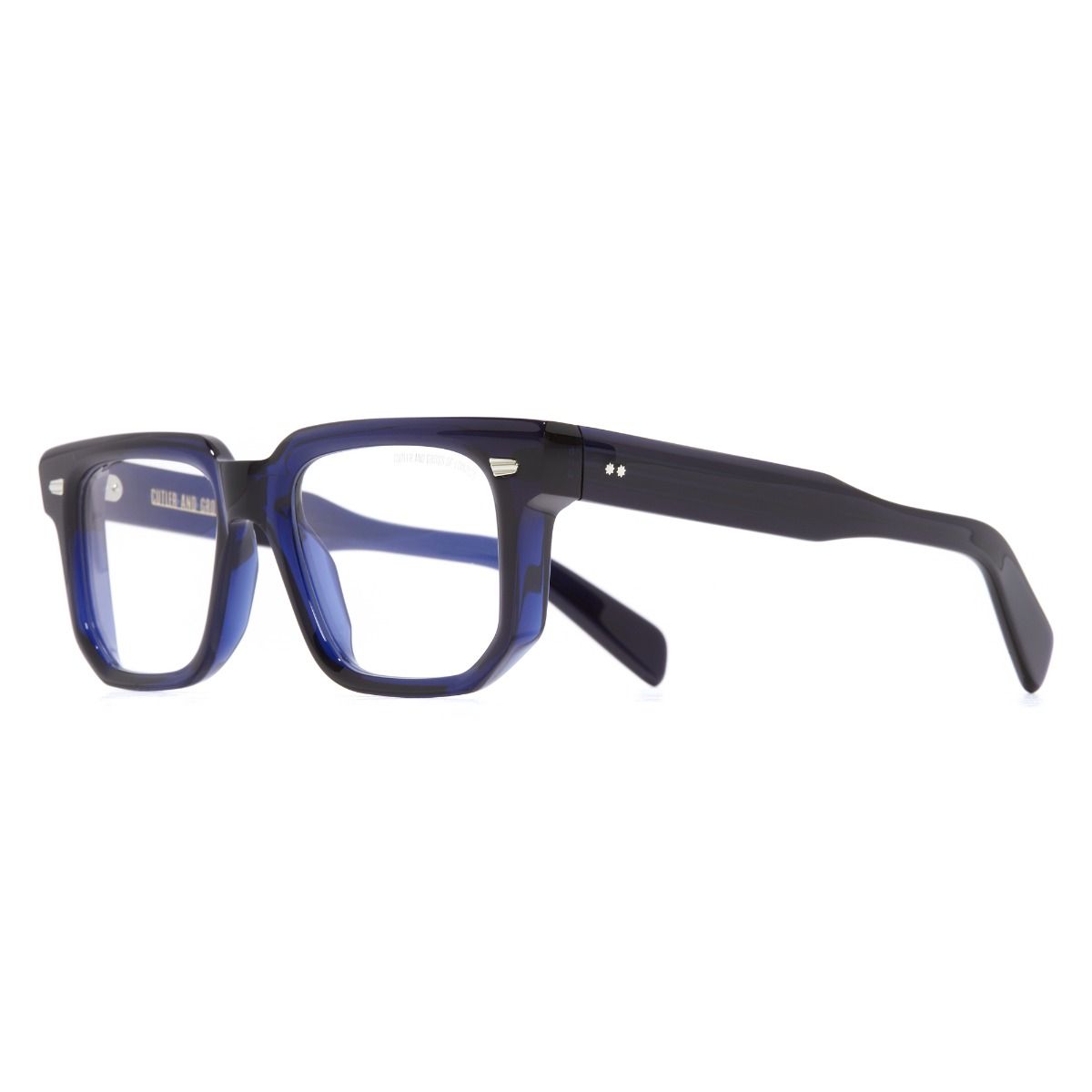 1410 Square Optical Glasses-Classic Navy Blue