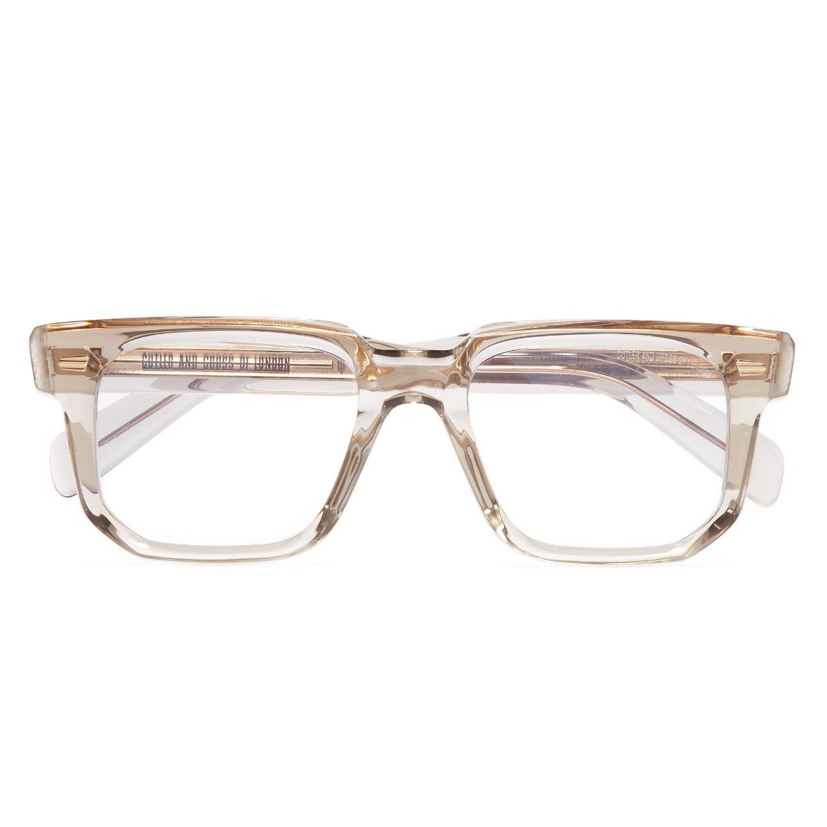 1410 Square Optical Glasses-Sand Crystal