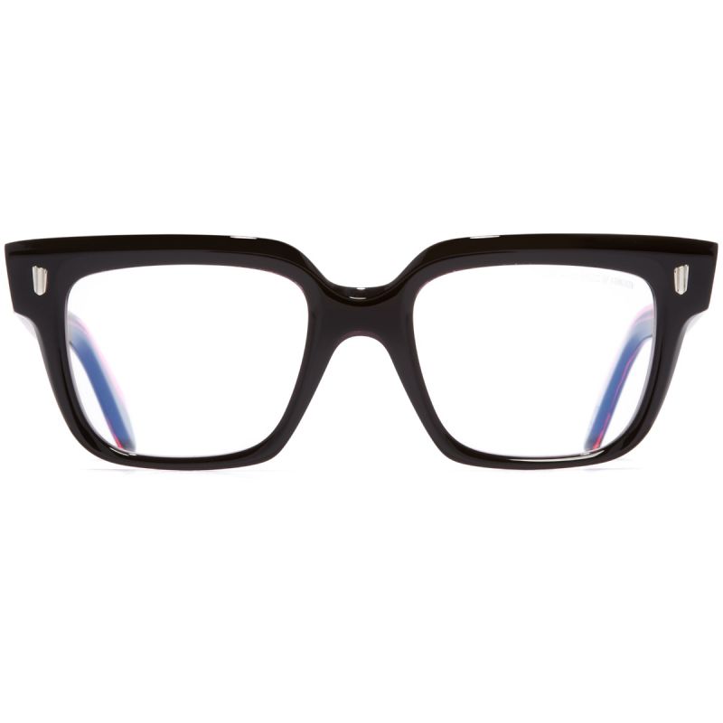 9347 Square Optical Glasses-Black on Pink