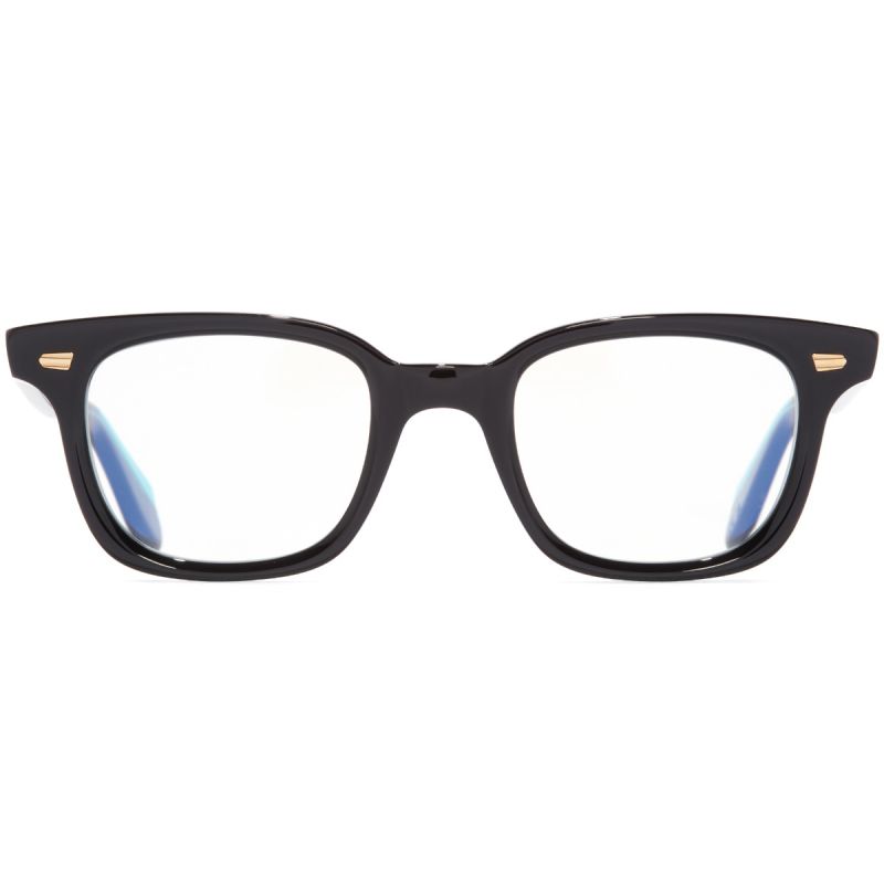 9521 Square Optical Glasses (Small)-Teal on Black