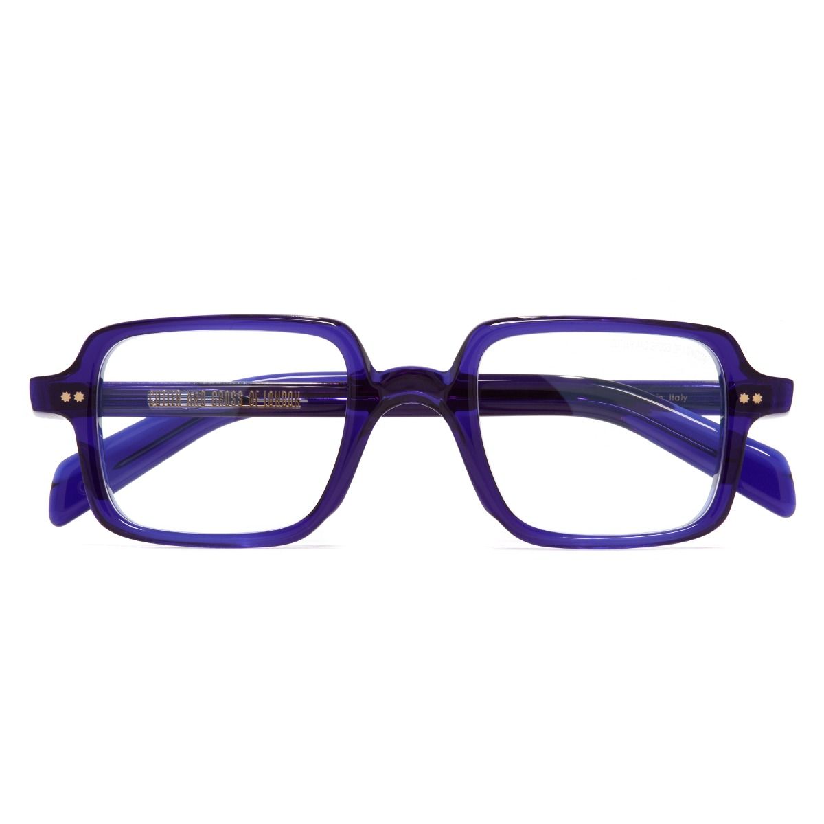 GR02 Colour Studio Rectangle Glasses-Ink