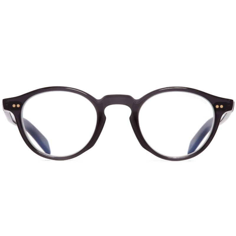 GR04 Round Optical Glasses-Dark Grey