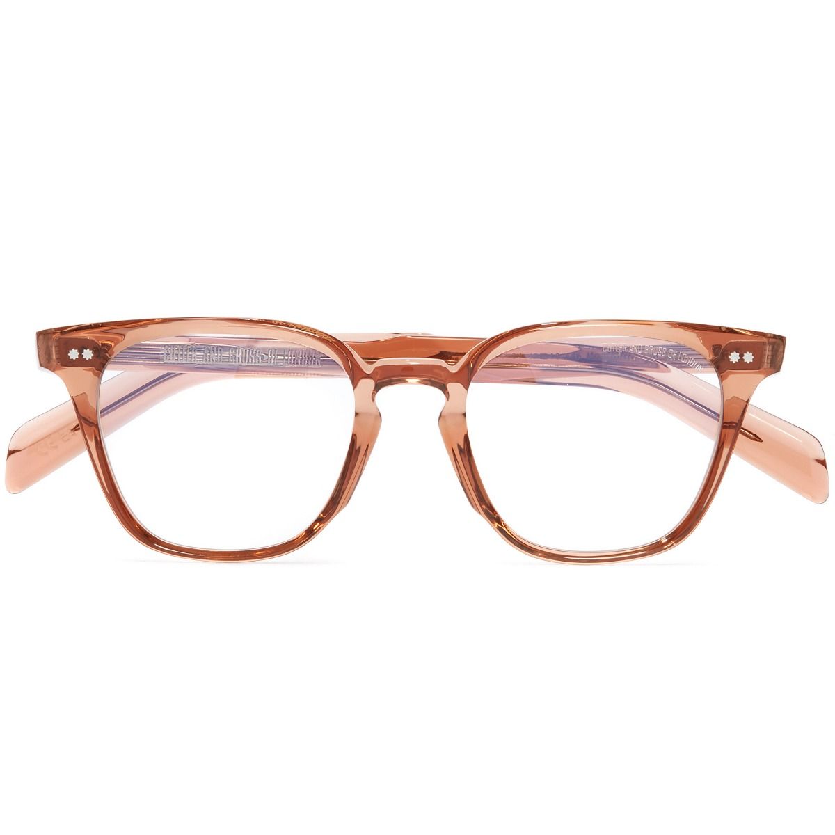 GR05 Cat Eye Optical Glasses-Crystal Peach