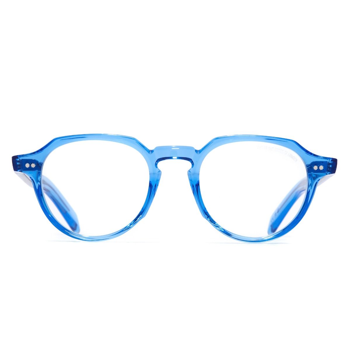 GR06 Colour Studio Round Optical Glasses-Blue Crystal