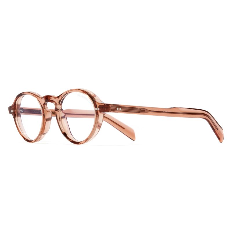 GR08 Round Optical Glasses-Crystal Peach