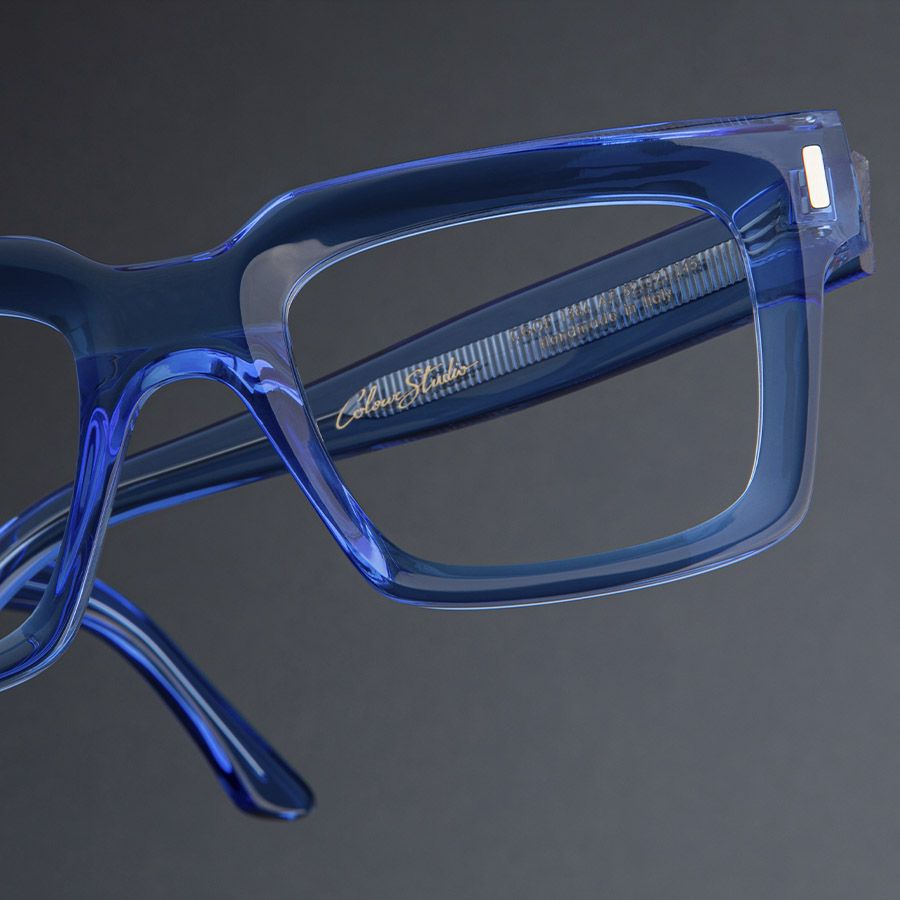 1386 Colour Studio Square Optical Glasses-Blue Crystal