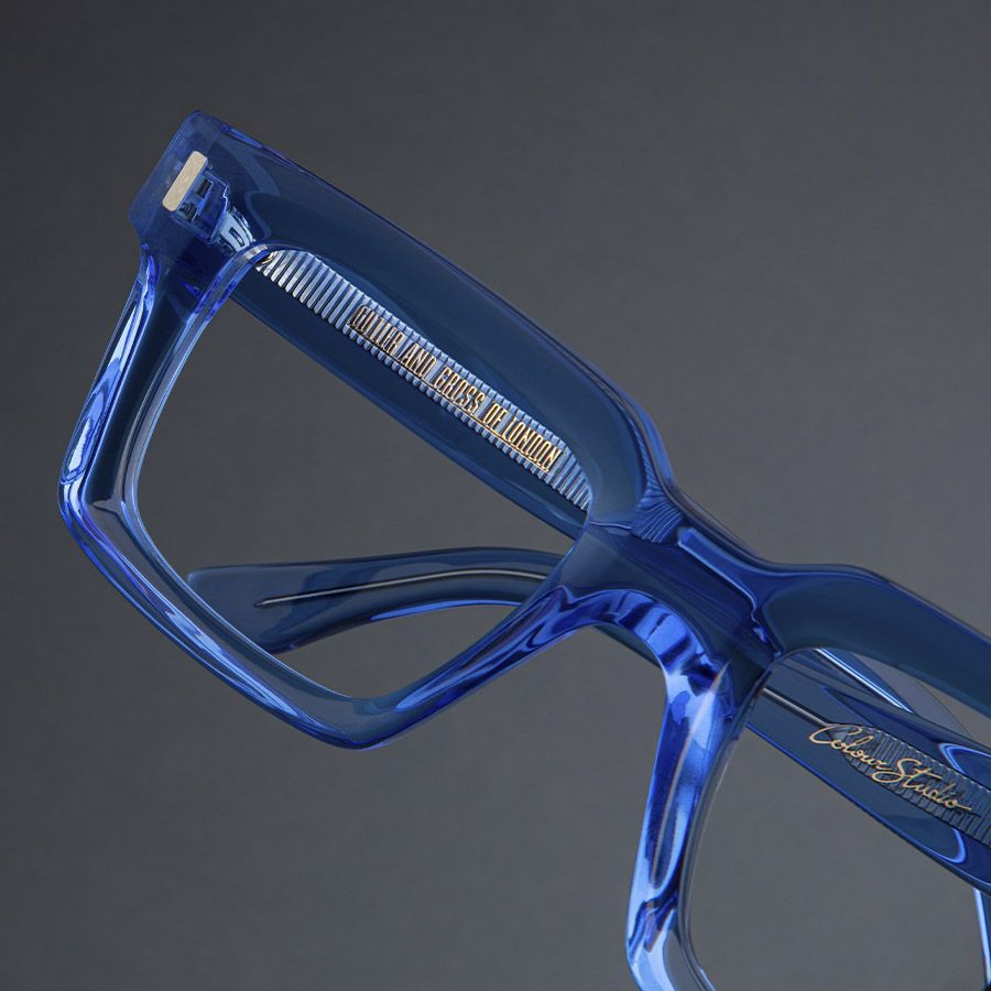 1386 Colour Studio Square Optical Glasses-Blue Crystal