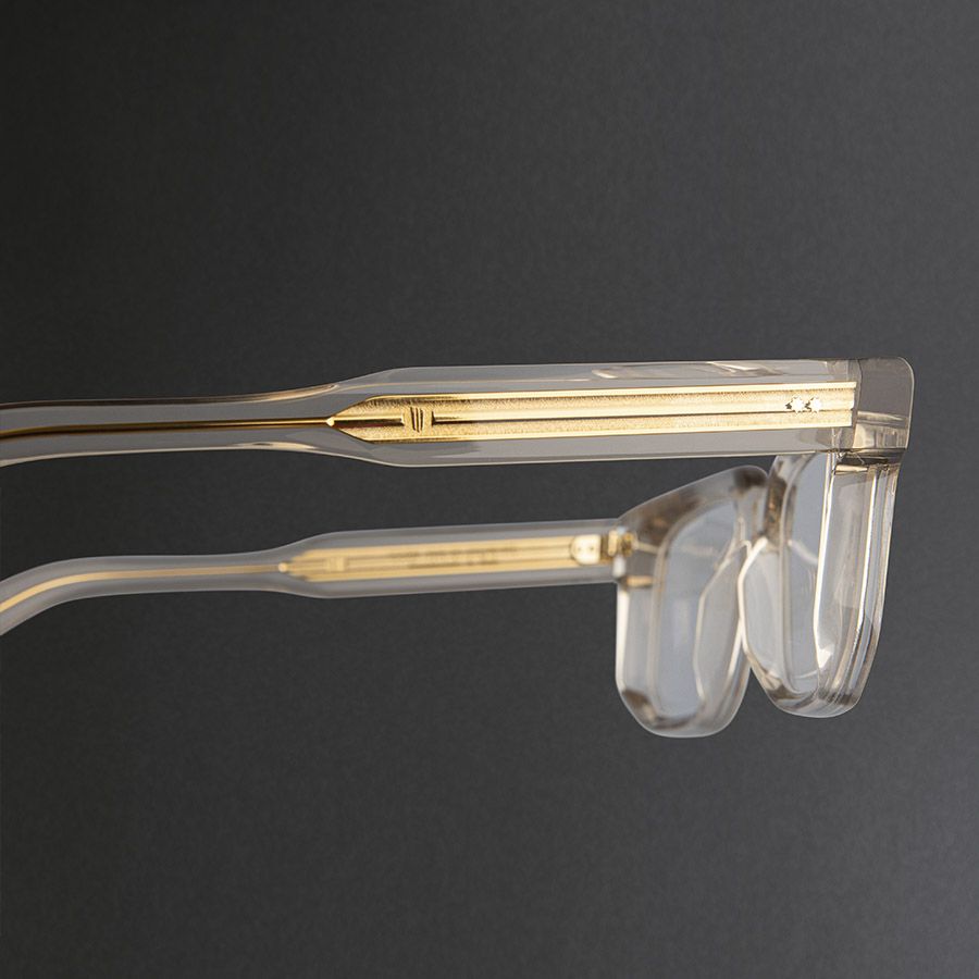 1410 Square Optical Glasses-Sand Crystal