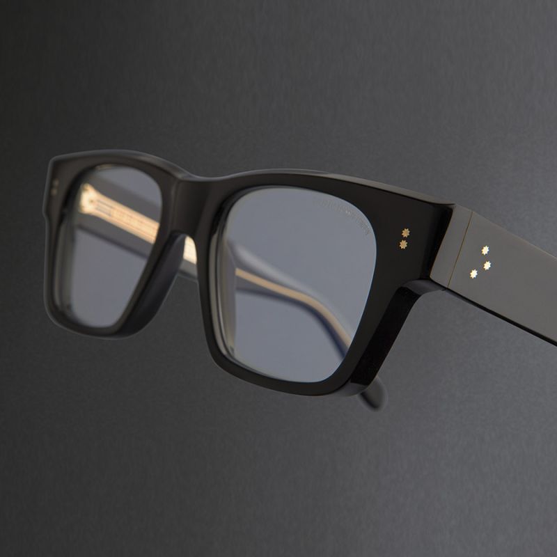 9690 Square Optical Glasses-Black on Crystal