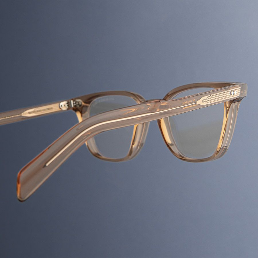 GR05 Cat Eye Optical Glasses-Crystal Peach