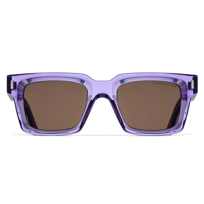 1386 Square Sunglasses-Orchid Crystal