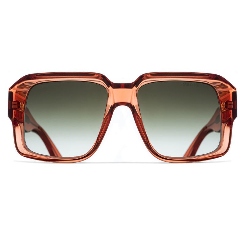 1388 Square Sunglasses-Watermelon Crystal