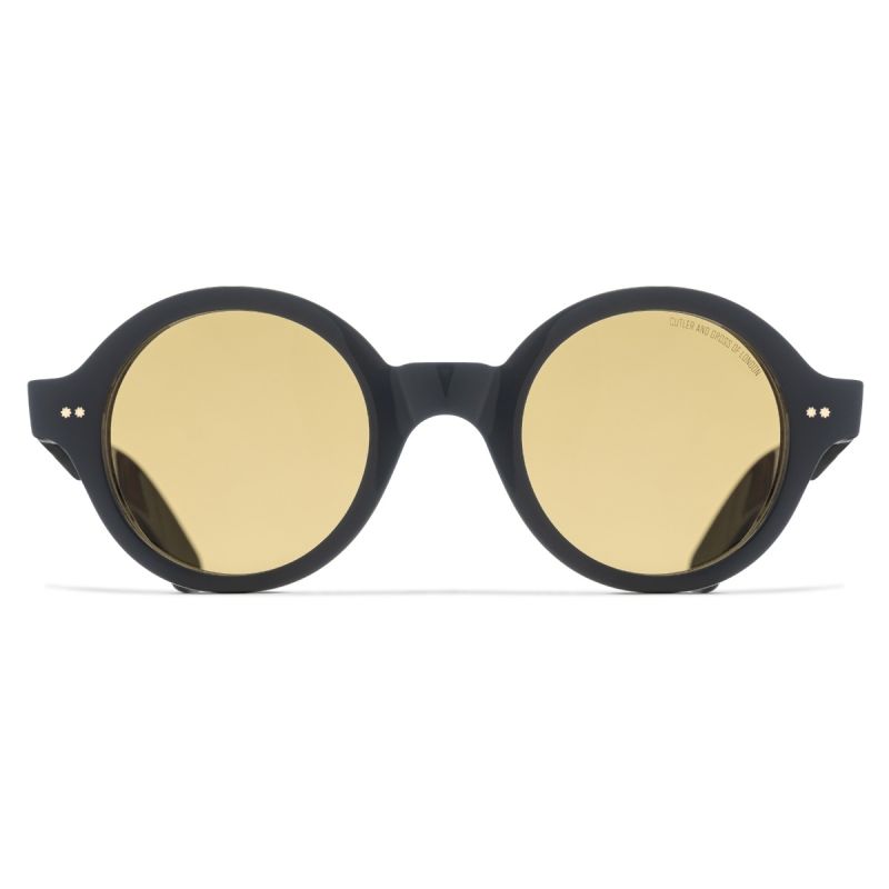 1396 Round Sunglasses-Black