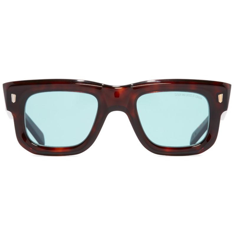 1402 Square Sunglasses-Dark Turtle