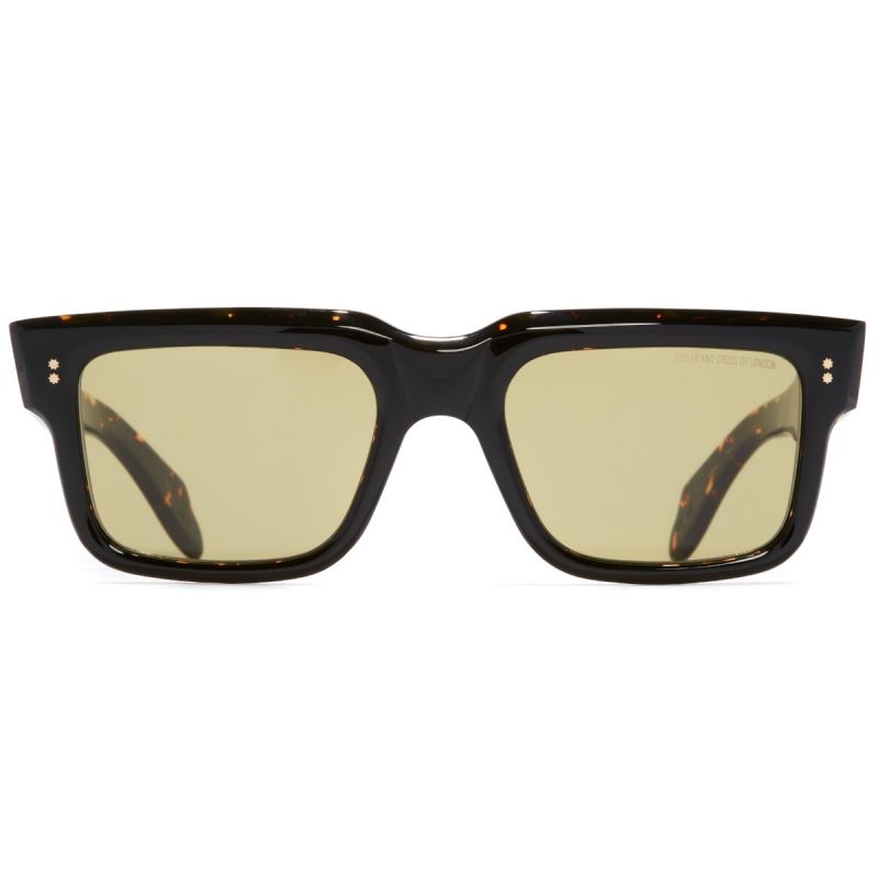 1403 Square Sunglasses-Black On Havana