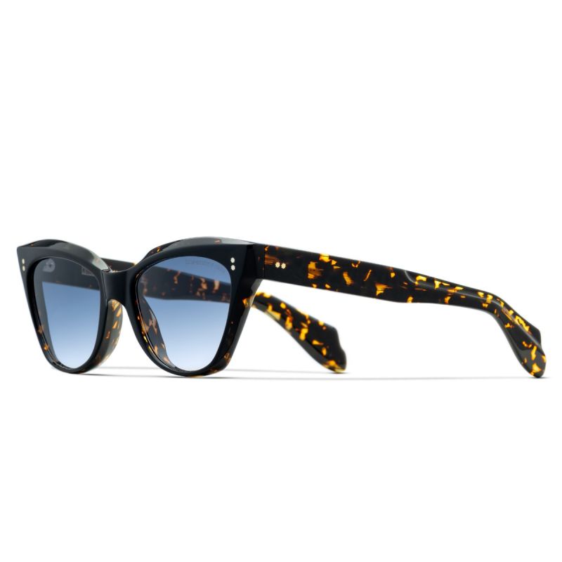 9288 Cat Eye Sunglasses-Black on Havana