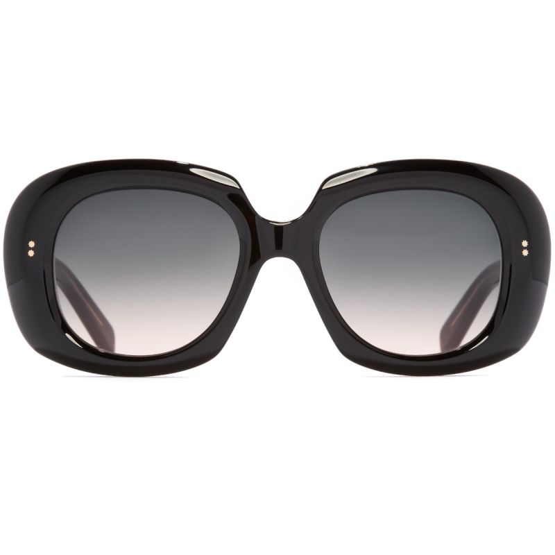 9383 Round Sunglasses-Black