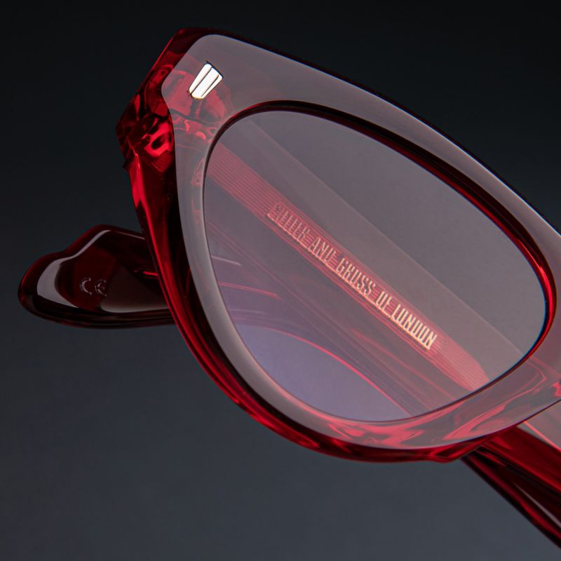 9926 Cat Eye Sunglasses-Lipstick Red