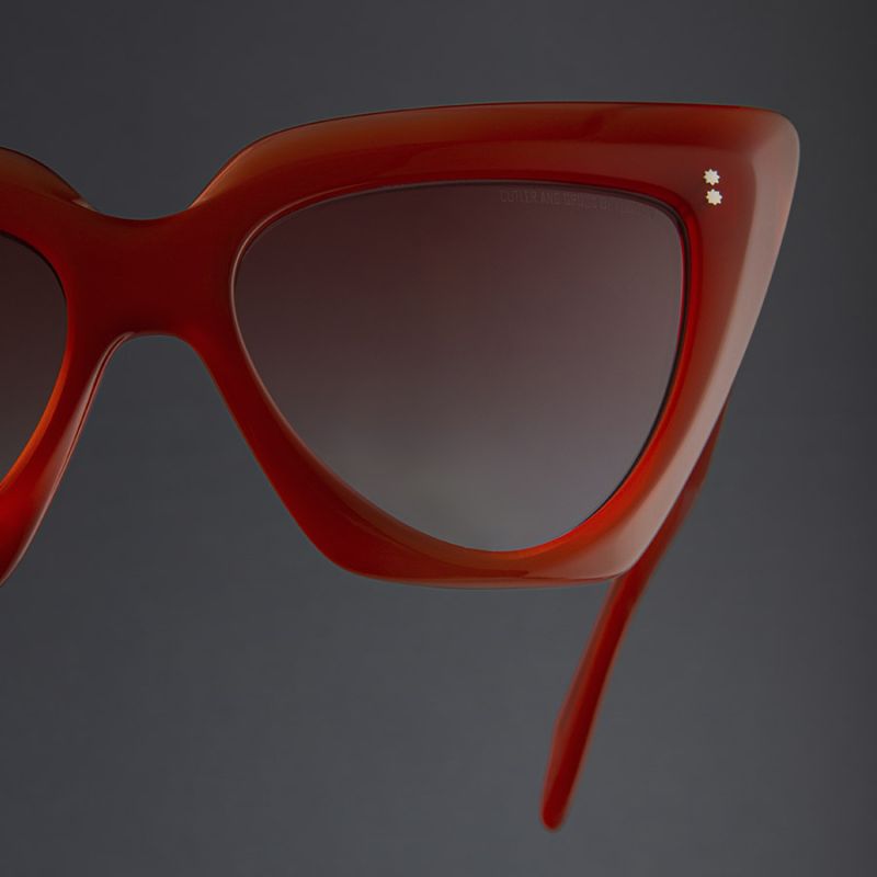 1407 Cat Eye Sunglasses-Rouge