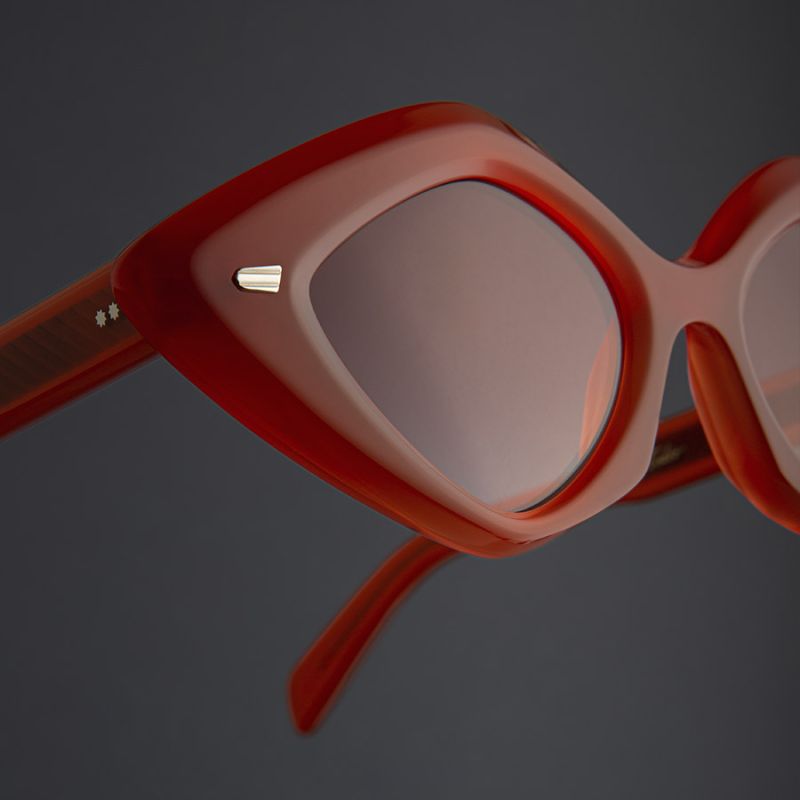 9126 Oversize Sunglasses-Rouge