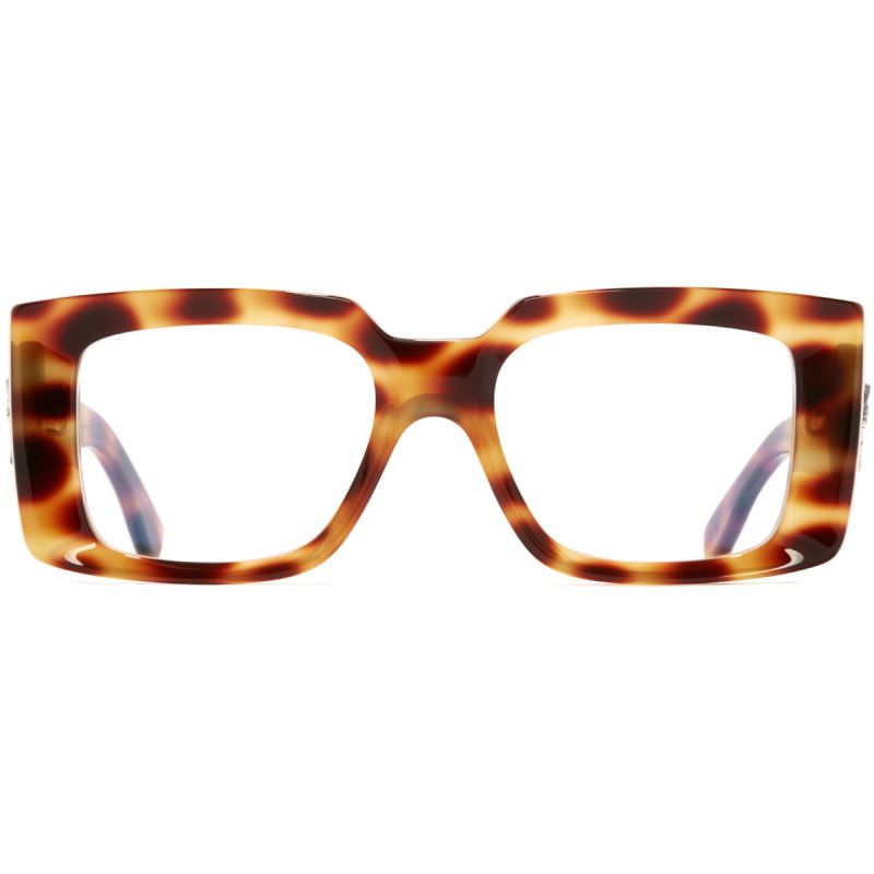 The Great Frog Mini Reaper Square Optical Glasses-Leopard Havana