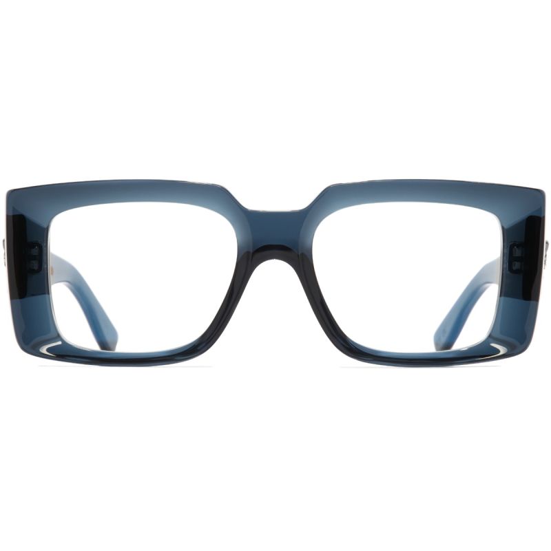 The Great Frog Mini Reaper Square Optical Glasses-Deep Blue Crystal