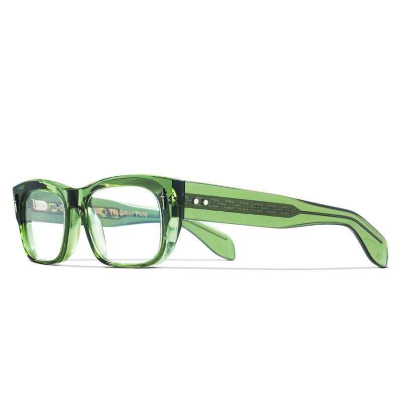 The Great Frog Dagger Square Optical Glasses-Leaf Green