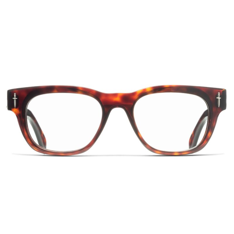 The Great Frog Crossbones Square Optical Glasses-Tiger Eye Havana