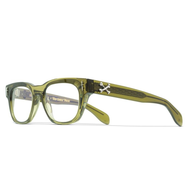 The Great Frog Crossbones Square Optical Glasses-Olive