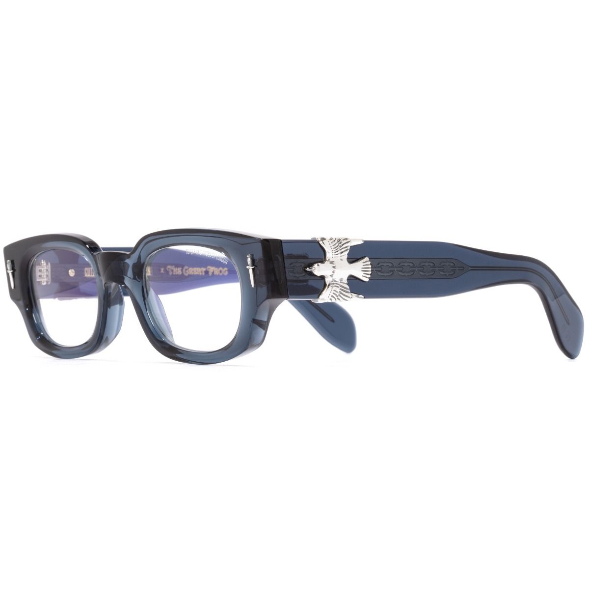 The Great Frog Soaring Eagle Rectangle Optical Glasses-Deep Blue