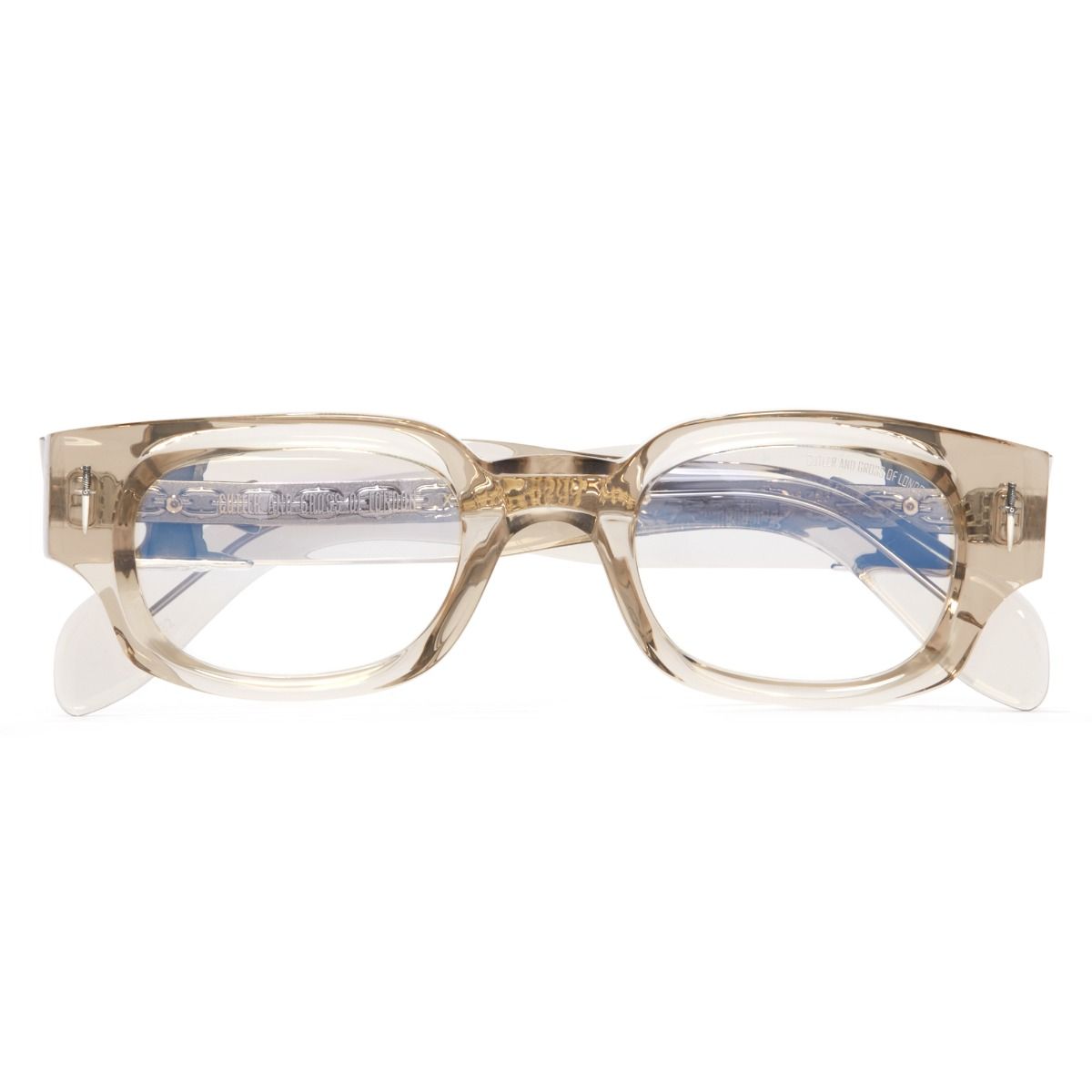 The Great Frog Soaring Eagle Square Optical Glasses-Sand Crystal