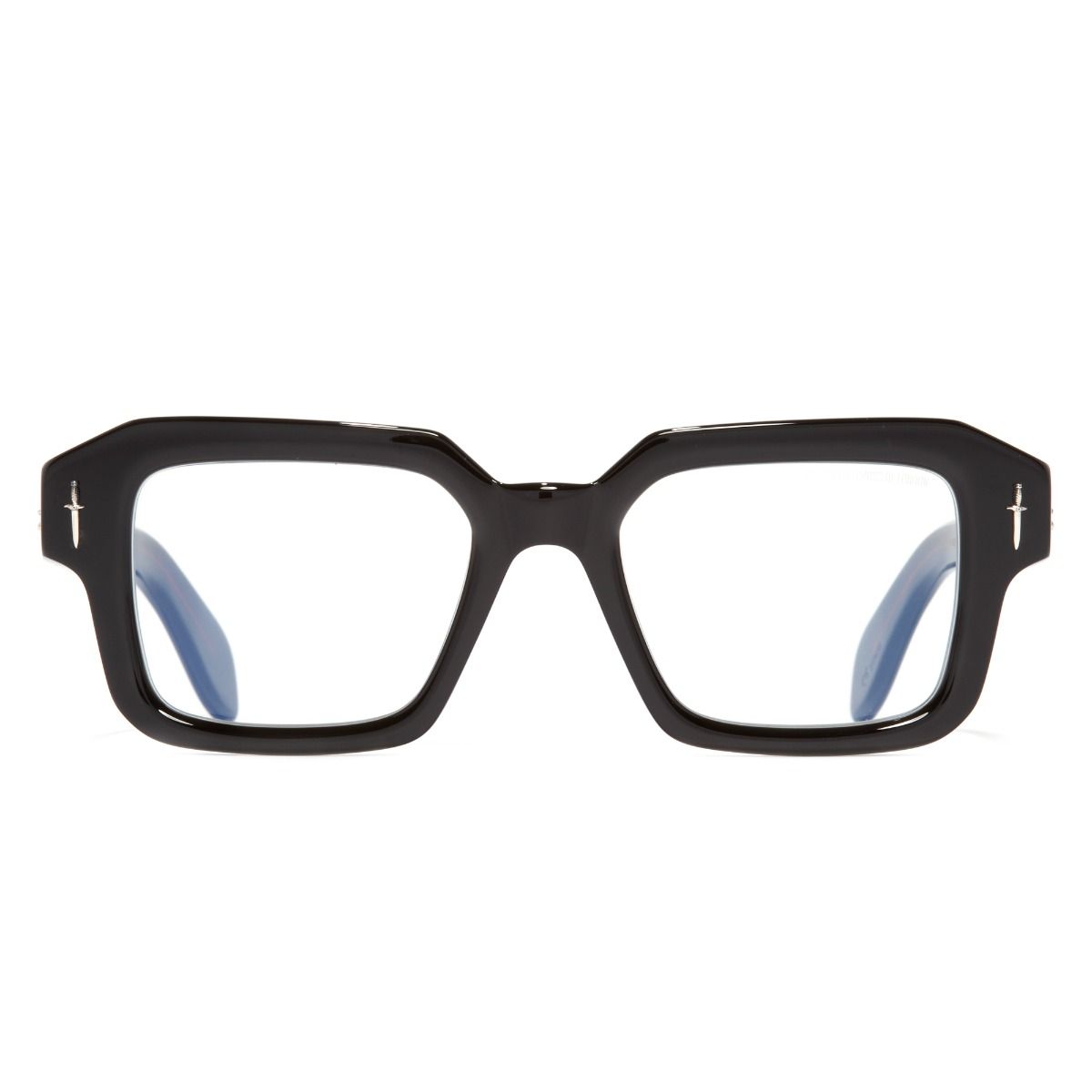 The Great Frog Bones Link Square Optical Glasses-Black