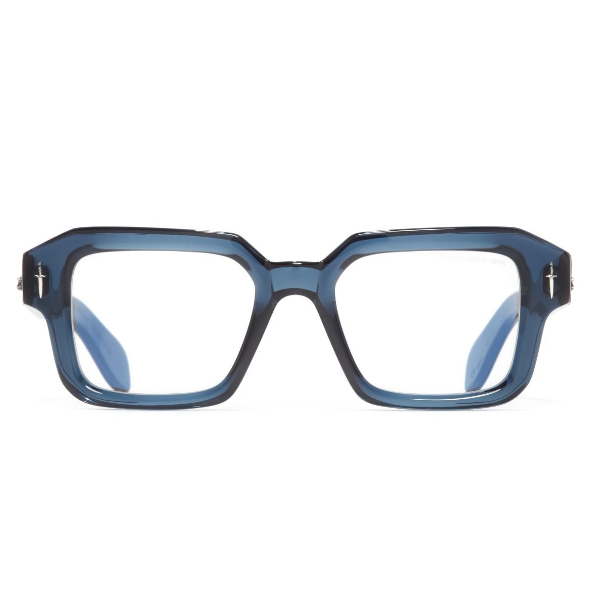 The Great Frog Bones Link Square Optical Glasses-Deep Blue