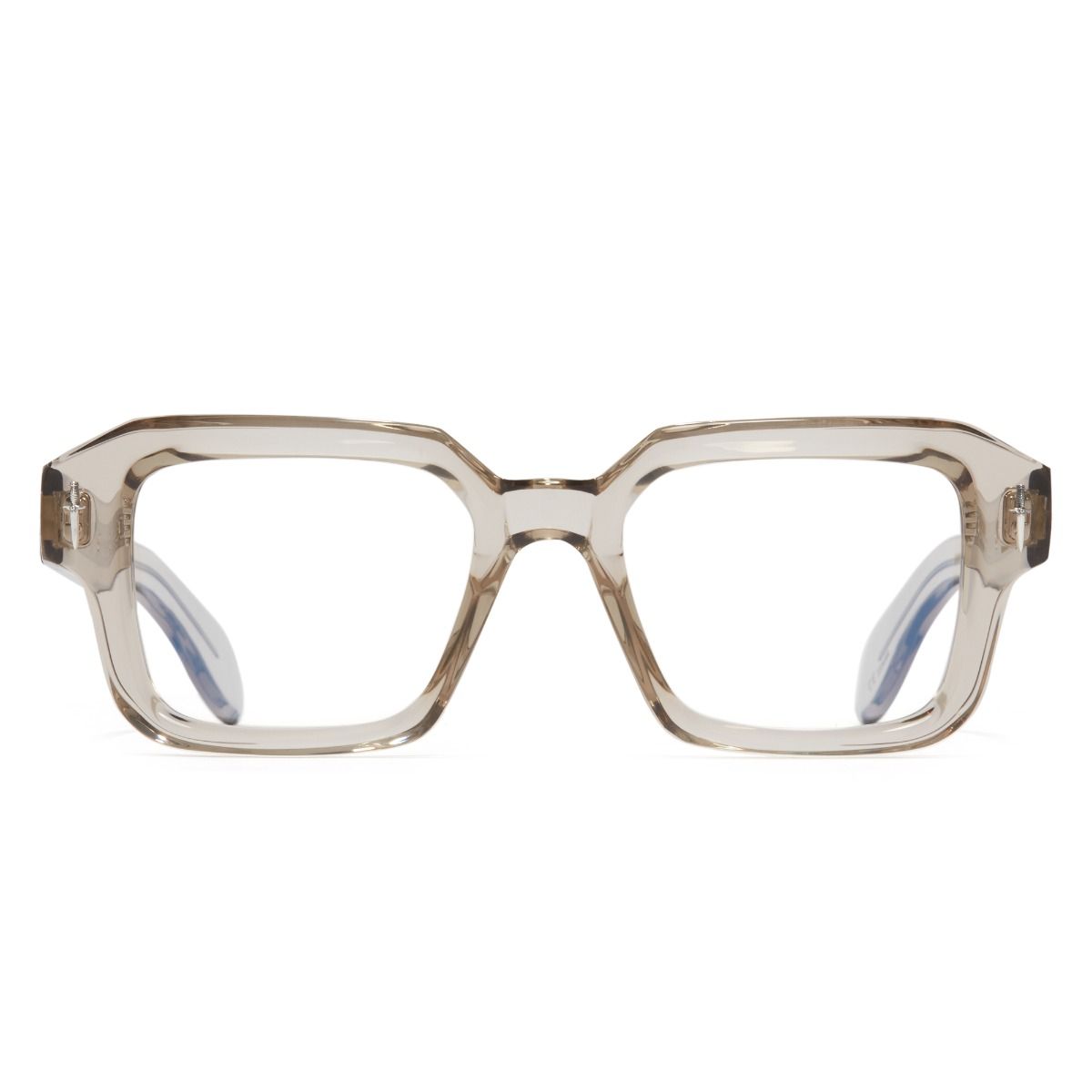 The Great Frog Bones Link Square Optical Glasses-Sand Crystal