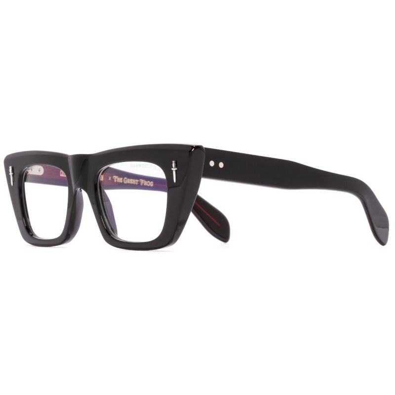 The Great Frog Love And Death Cat Eye Glasses-Black